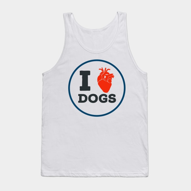 I Heart Dogs (black) Tank Top by EMP